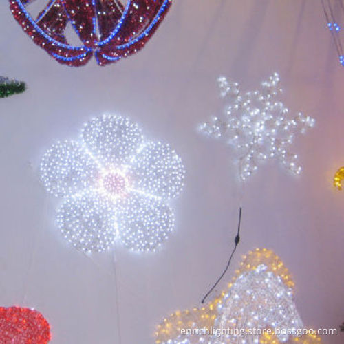 Holiday/LED Motif Christmas Decoration Light with 220V AC Voltage, Made of Drip Gum ABS Material